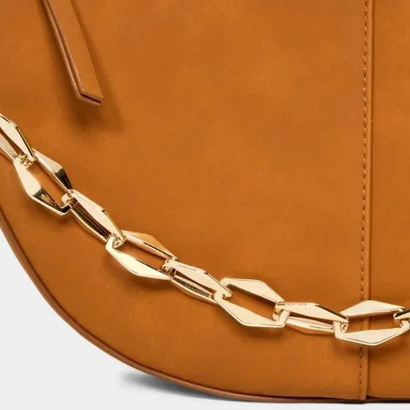 Slouched Half-Moon Shoulder Bag - Color Brown - Universal Thread