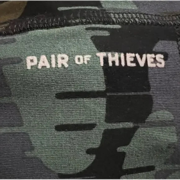 Pair of Thieves Men's 7" Camo Print Super Soft Lounge Pajama Shorts - Gray/Blue L