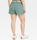 Women's Active Light High-Rise Shorts 3" - Size M - Dark Green - All In Motion™