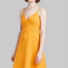 Women's Knit Skater Dress - Wild Fable™ Gold XS