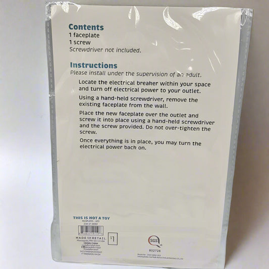 Alien Spaceship Decorative Faceplate Electrical Cover