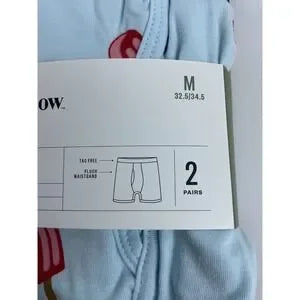 Men's Popsicle Print Boxer Briefs 2pk - Goodfellow & Co™ Light Blue M