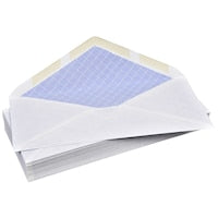 Mead Security Envelope, 4 1/8 X 9 1/2, 20 Lb, White, 40/box