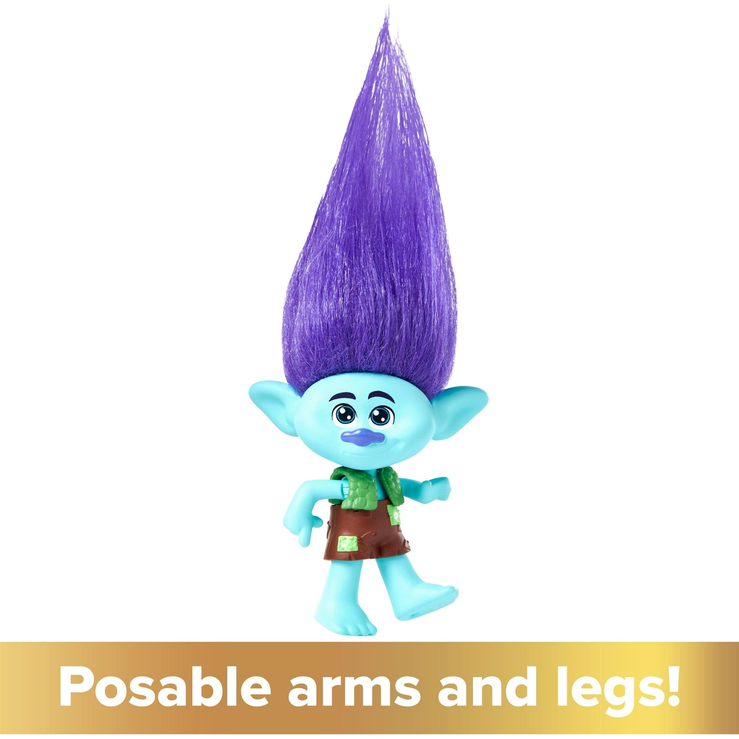 DreamWorks Trolls Band Together Branch Small Doll, Toys Inspired by the Movie