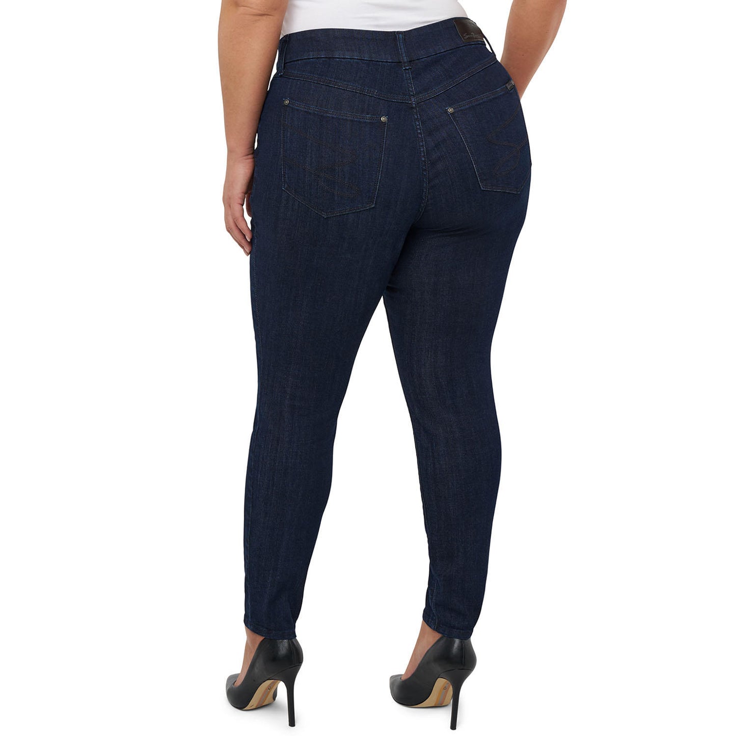 Seven7 Women's Tummyless High Rise Slimming Control Panel Skinny Jeans (Portobello, 10)