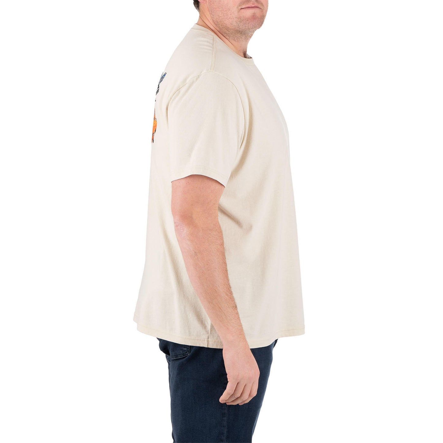 Licensed Men's Moto Graphic Tee, Mustang - Large