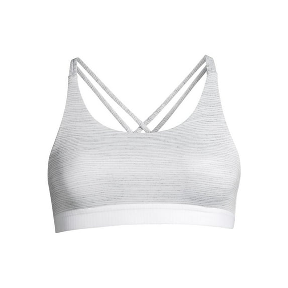Athletic Works Girls' Sports Bras, 2 Pack, Size 36, Black