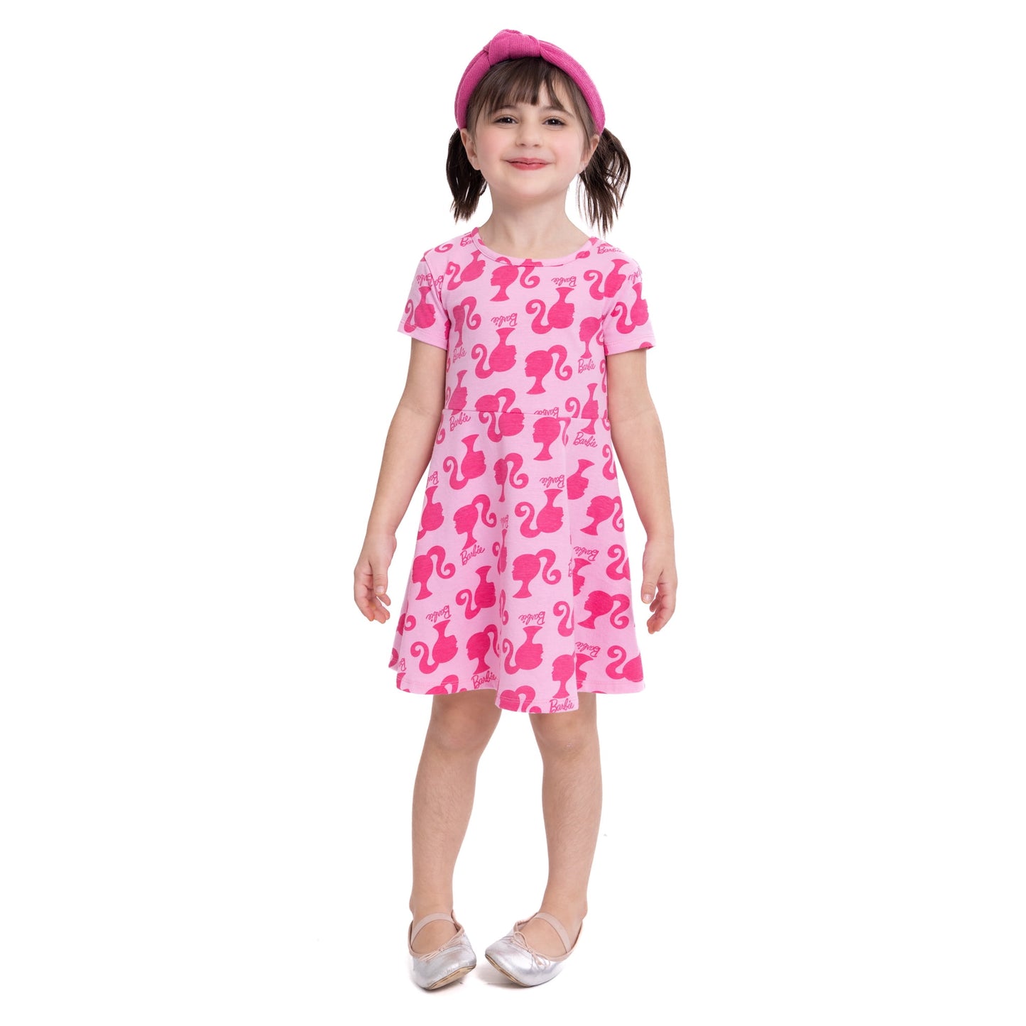 Barbie Toddler Girl Print Skater Dress