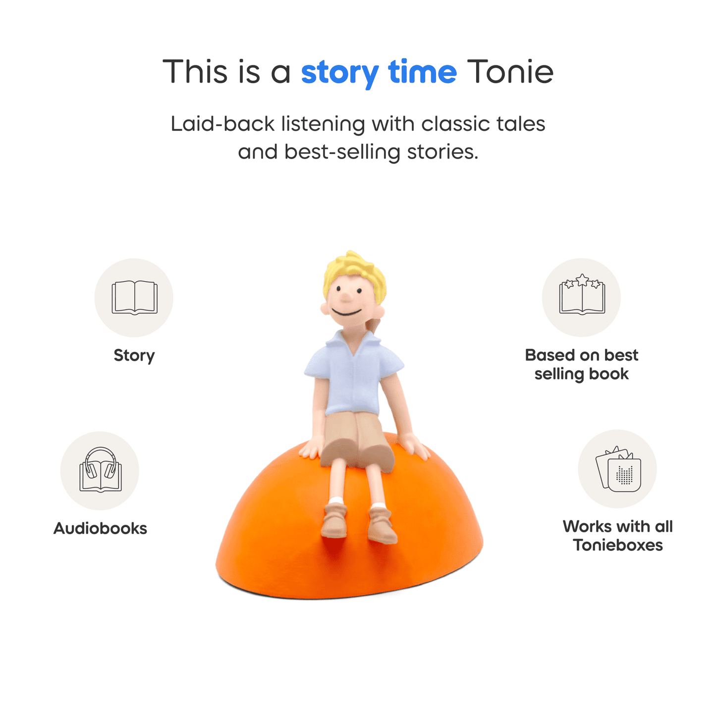 tonies James and the Giant Peach Audio Play Figurine for Portable Speaker, Ages 6+