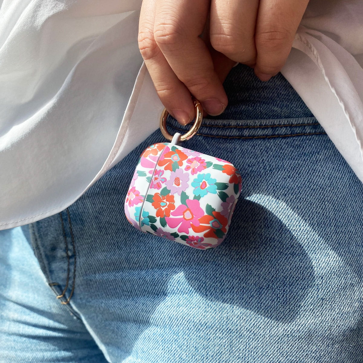 Packed Party "In Bloom" Earbuds Case Cover, Compatible with Airpods (1st & 2nd Generation)