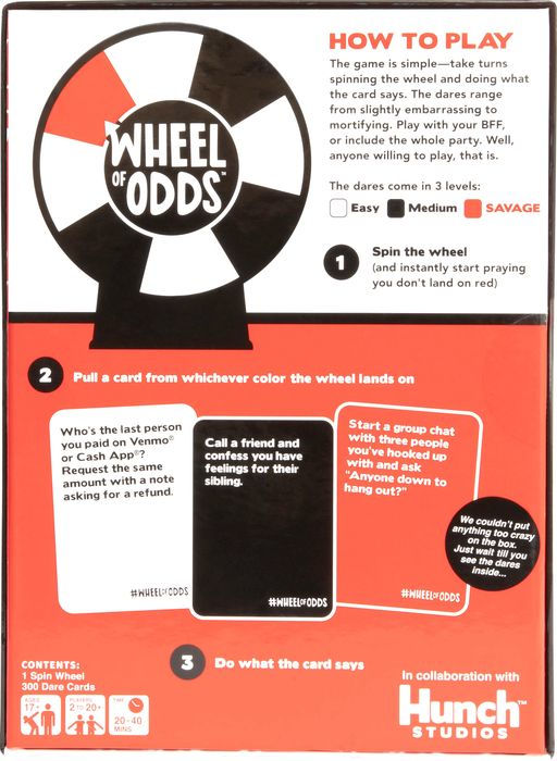 Wheel of Odds Party Game