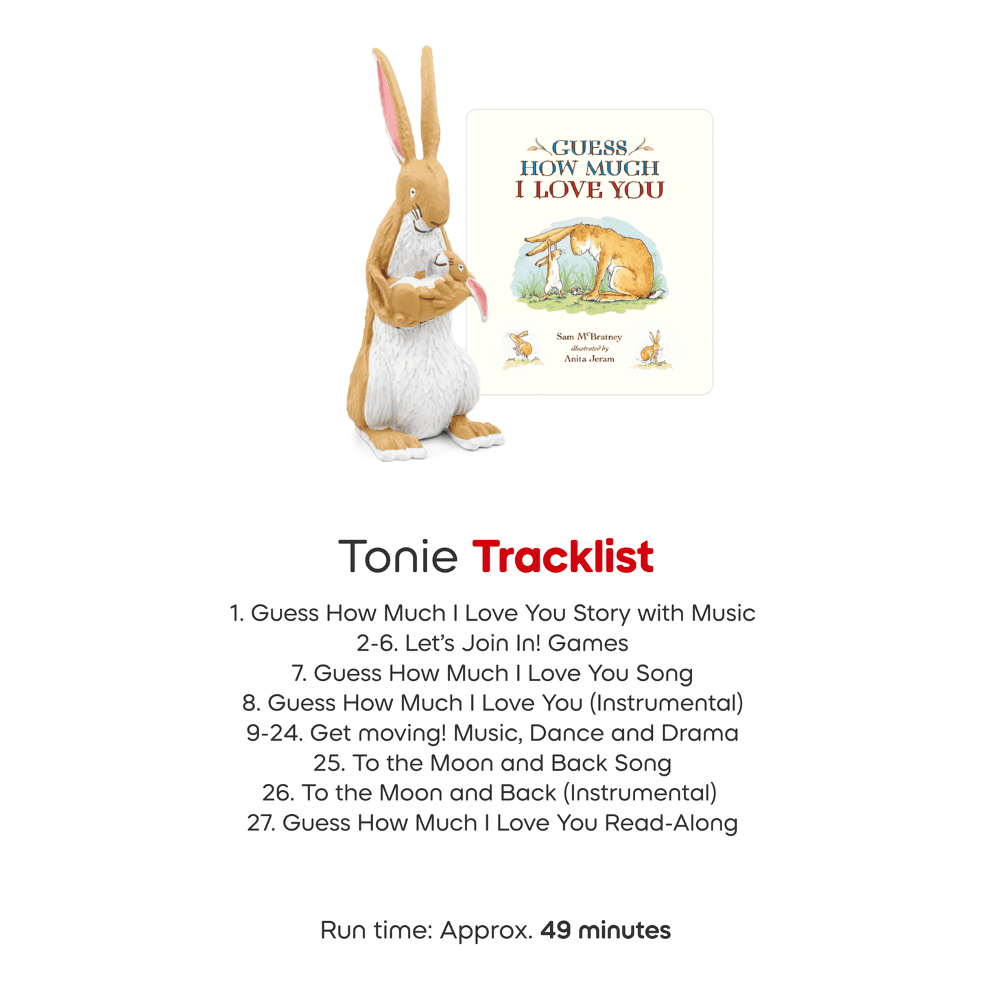 tonies Guess How Much I Love You Audio Play Figurine for Portable Speaker, Ages 3+