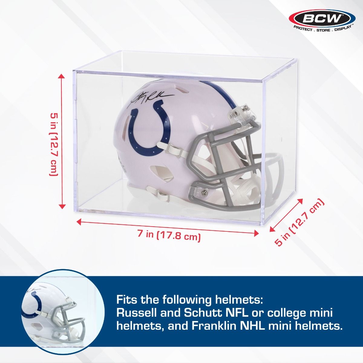 BCW Mini Helmet Showcase - UV