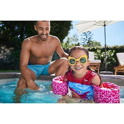Speedo Girls Splash Jammer - Kids One Size (33-55 LBS.) - Berry Beta