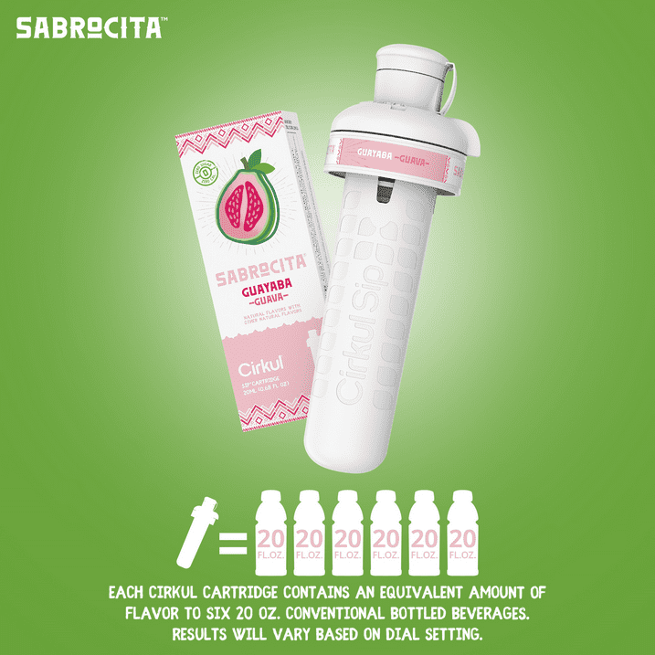 Cirkul Sabrocita Guava Flavor Cartridge, Drink Mix, 1-Pack