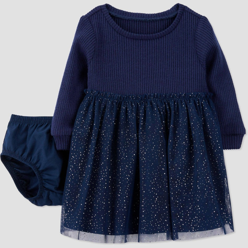 Carter's Just One You® Baby Girls' Dress - Navy Blue 18M