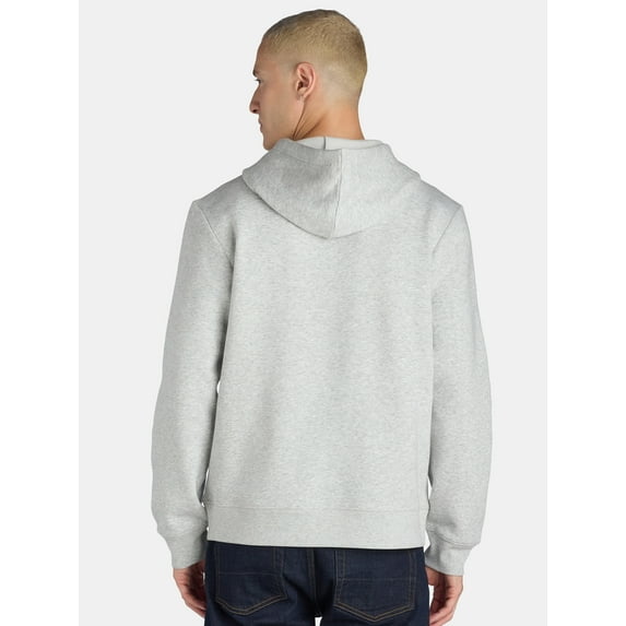 Athletic Works Men's and Big & Tall Men’s Fleece Hoodie Sweatshirt, Size M - Gray