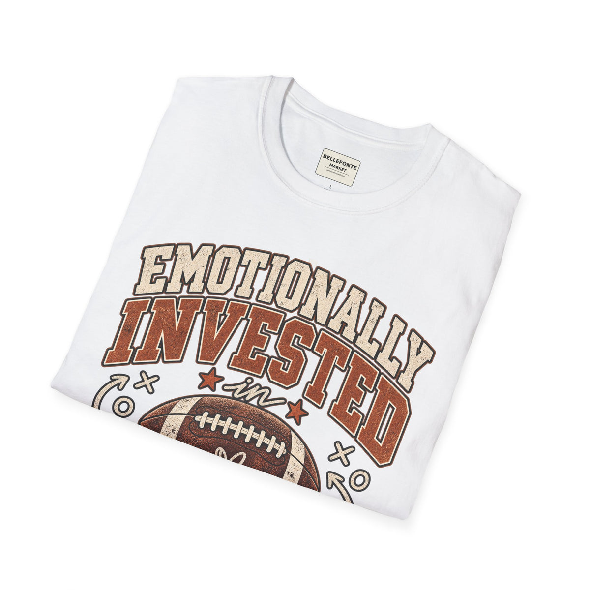 Emotionally Invested in Men I’ve Never Met Football T-Shirt | Vintage Game Day Tee