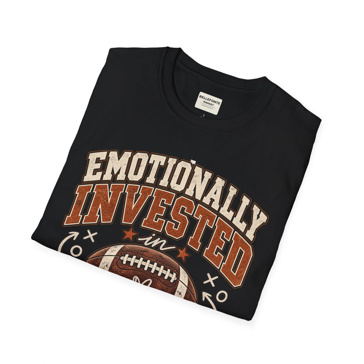 Emotionally Invested in Men I’ve Never Met Football T-Shirt | Vintage Game Day Tee