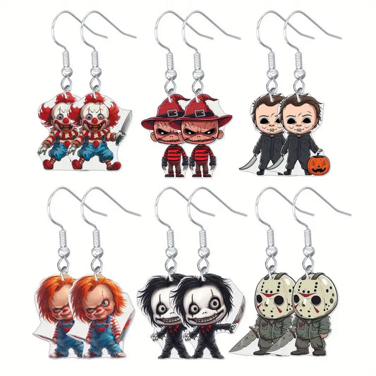 Halloween Cartoon Character Earrings