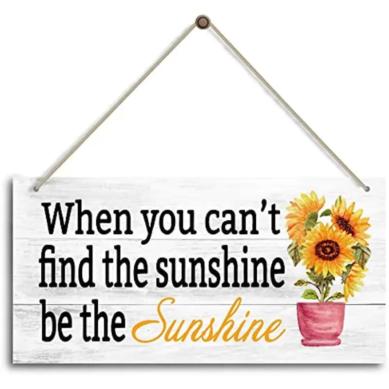 Wood Sign "Sunshine"