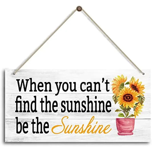 Wood Sign "Sunshine"