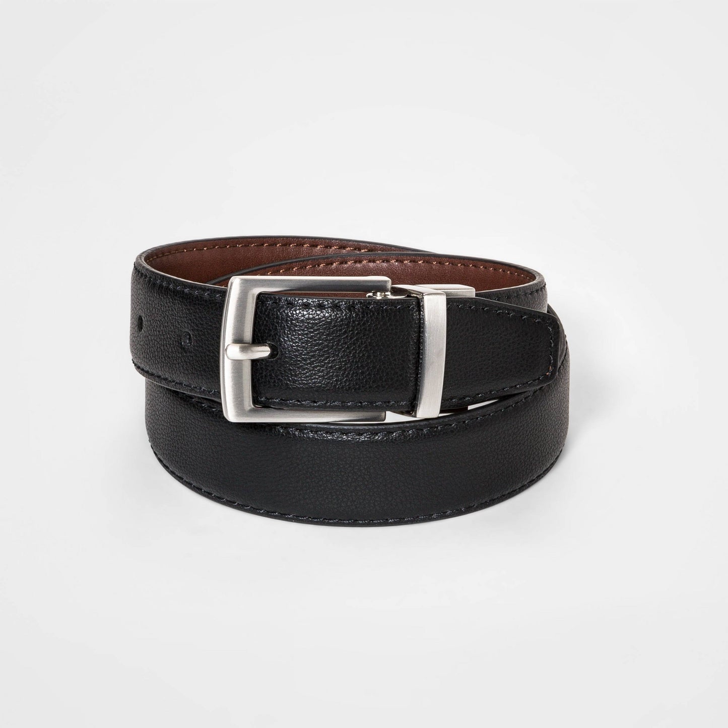 Boys' Stretch Dress Reversible Belt - Cat & Jack™ Black/Brown M