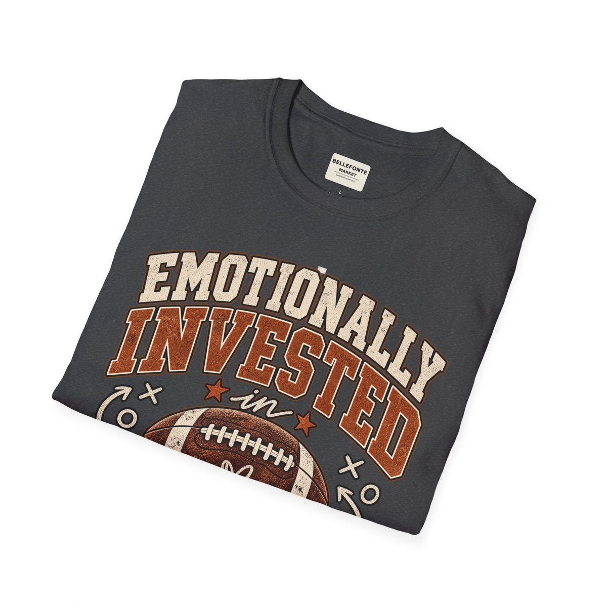 Emotionally Invested in Men I’ve Never Met Football T-Shirt | Vintage Game Day Tee