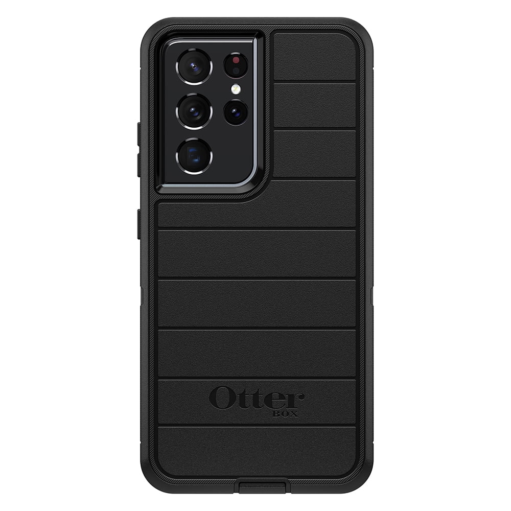 OtterBox Defender Series Rugged Case & Holster for Galaxy S21 Ultra 5G, Black