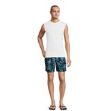 No Boundaries Men's & Big Men's Elastic Waist Swim Trunks, 7" Inseam, Size 3XL (48-50)