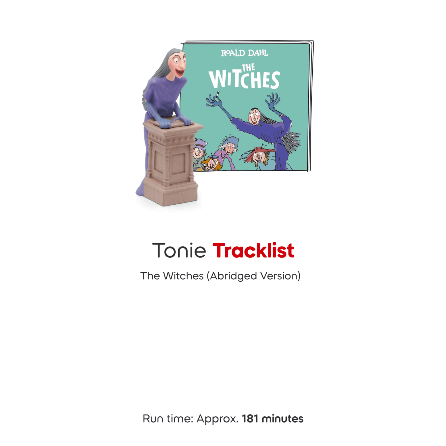 tonies Roald Dahl: The Witches Audio Toy Figurine, Age Group 6+