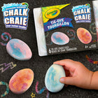 Crayola Washable Sidewalk Chalk Eggs, Tie-Dye, 6 Count