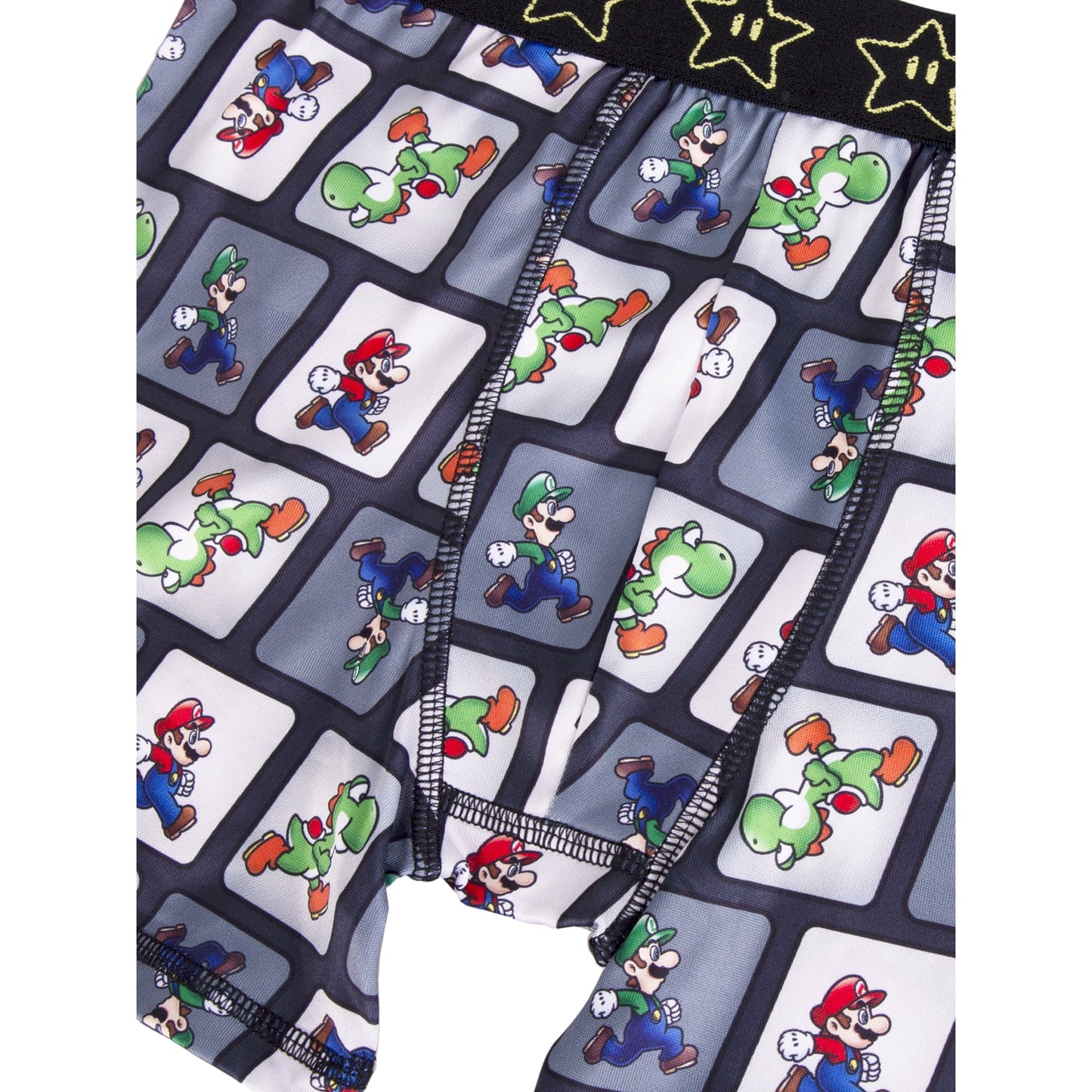 Mario Brothers Athletic Boxer Briefs Underwear, 4-Pack, Size S
