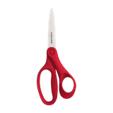 Fiskars Student Scissors, 7", Pointed, School Supplies for Kids 12+, Red