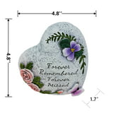 Mainstays 4.75in Outdoor Memorial Heart Stone