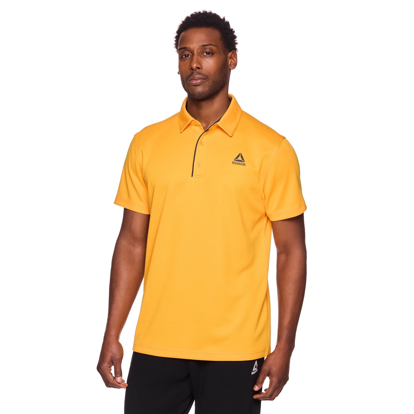 Reebok Men's and Big Men's Performance Polo Shirt, Size S - Orange