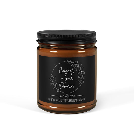 Congrats on your Divorce! Soy Candle, 9 oz.