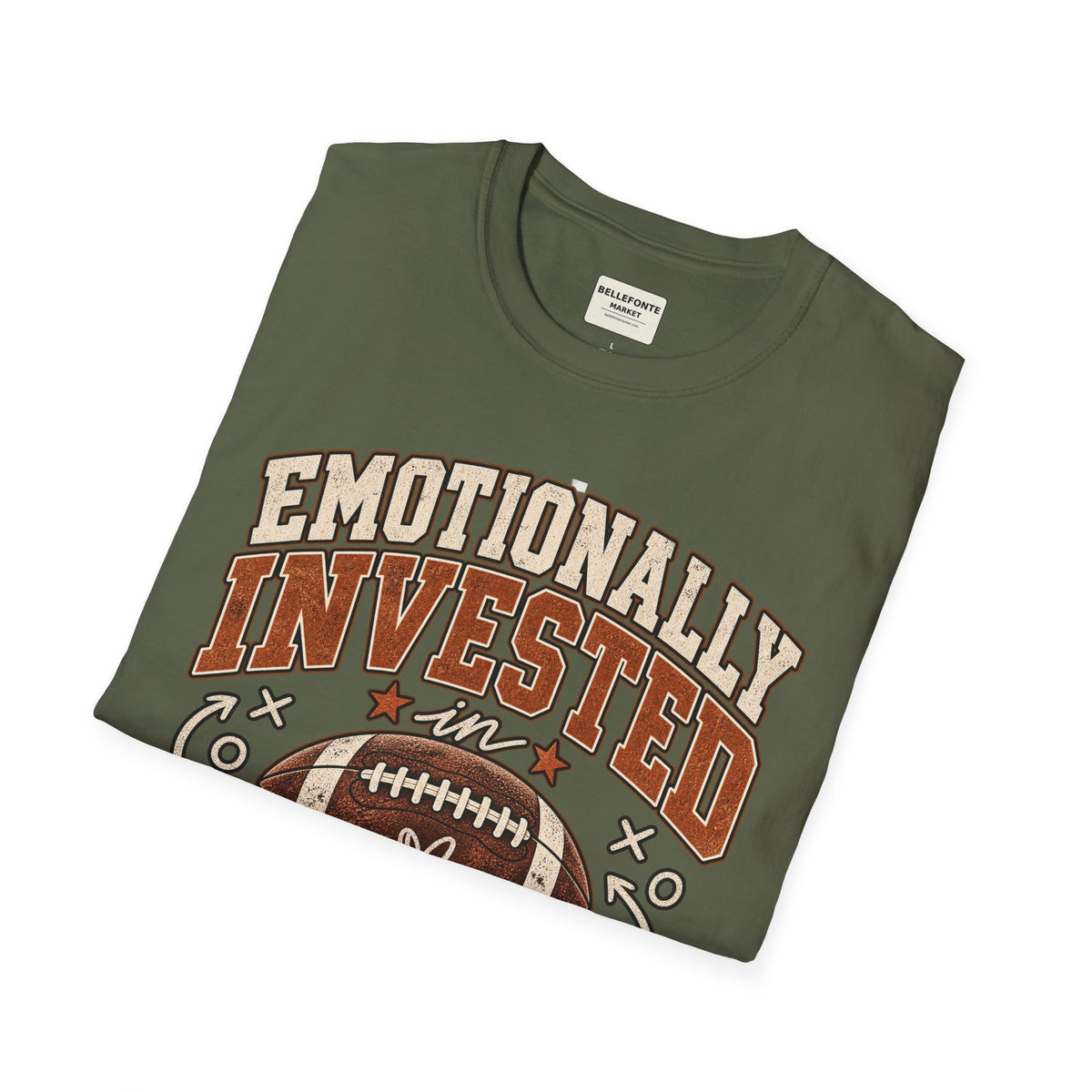 Emotionally Invested in Men I’ve Never Met Football T-Shirt | Vintage Game Day Tee