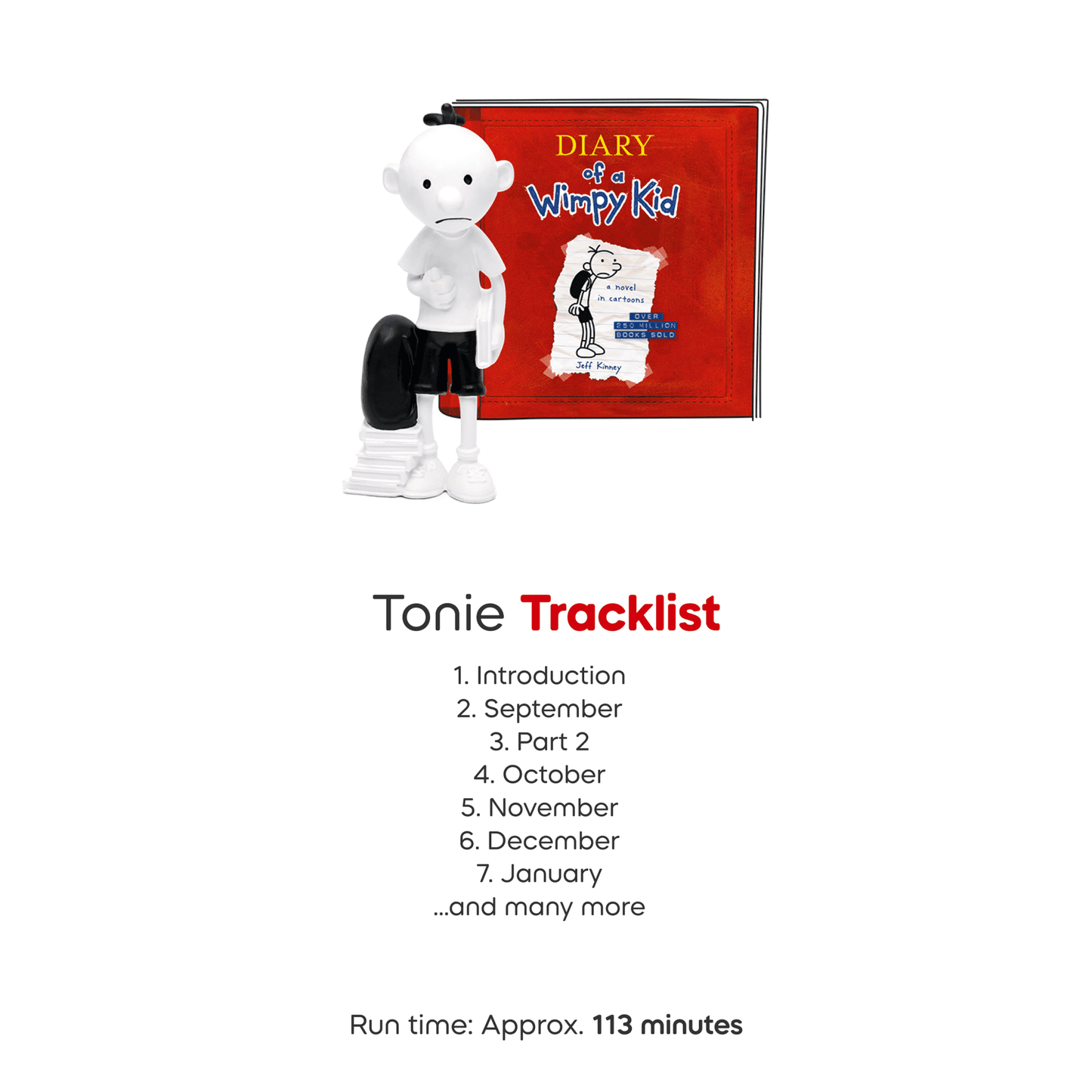 tonies Diary of a Wimpy Kid Audio Toy Figurine, Age Group 7+