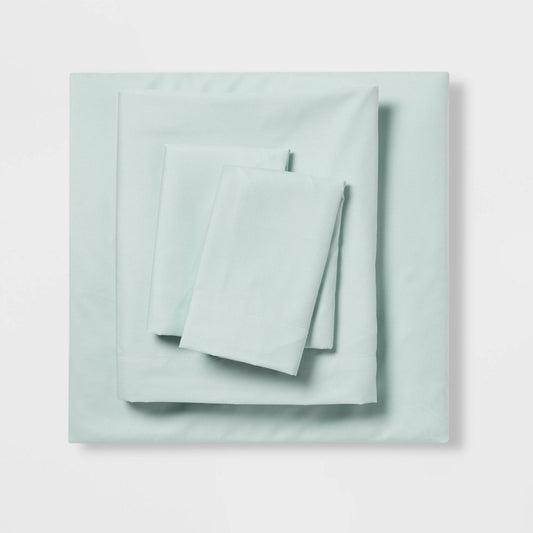 Twin/Twin XL Microfiber Sheet Set Mint - Room Essentials™: Polyester, 170 Thread Count, OEKO-TEX Certified