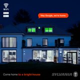 SYLVANIA Wifi Smart Light Bulb, LED 60W Equivalent, Full Color Dimmable A19