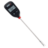 Weber Instant-Read Digital Food Thermometer Probe for Cooking and Grilling, Black
