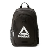 Reebok Kids Boys or Girls Charlie Backpack with Lunchbox, Black