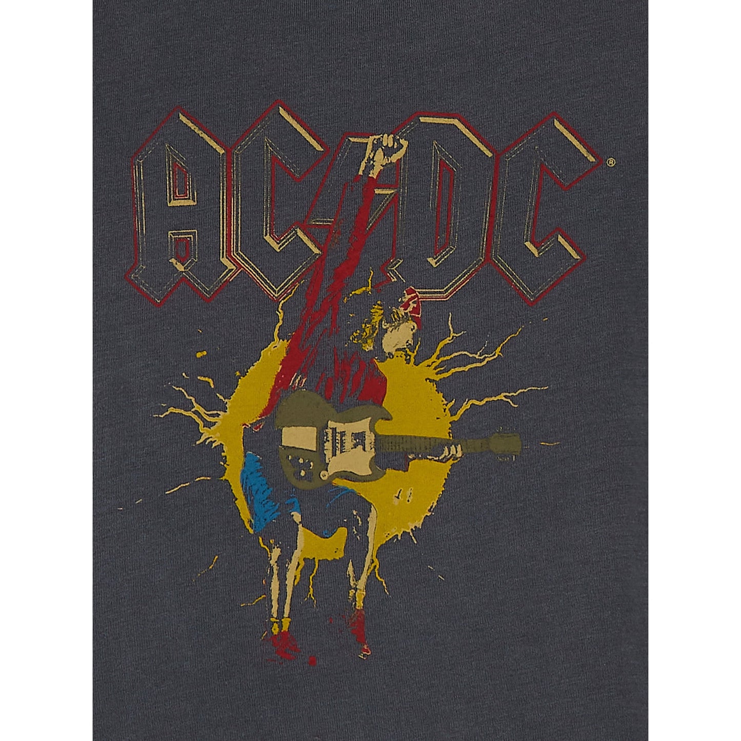 Toddler Boys AC/DC Graphic T-Shirt with Short Sleeves, Size 2T