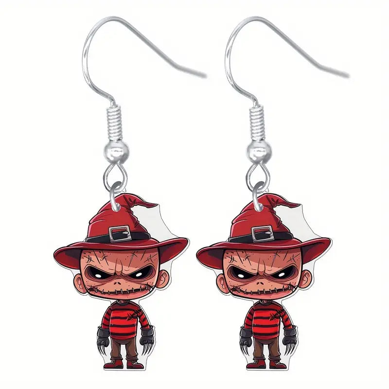 Halloween Cartoon Character Earrings