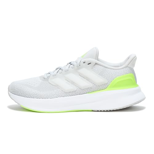 Adidas Ultrarun 5 J Sneaker, Grey/White/Lucid Lemon, 5.5 US Unisex Big Kid