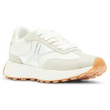 Steve Madden Women's Athletic Jogger Sneaker - Taupe/Silver - Size 7