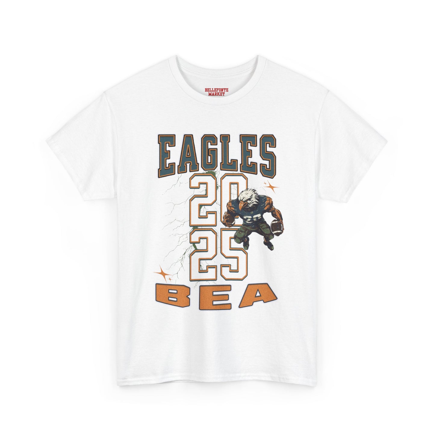 Eagles 2025 Unisex Heavy Cotton Tee - Casual Sportswear for Fans