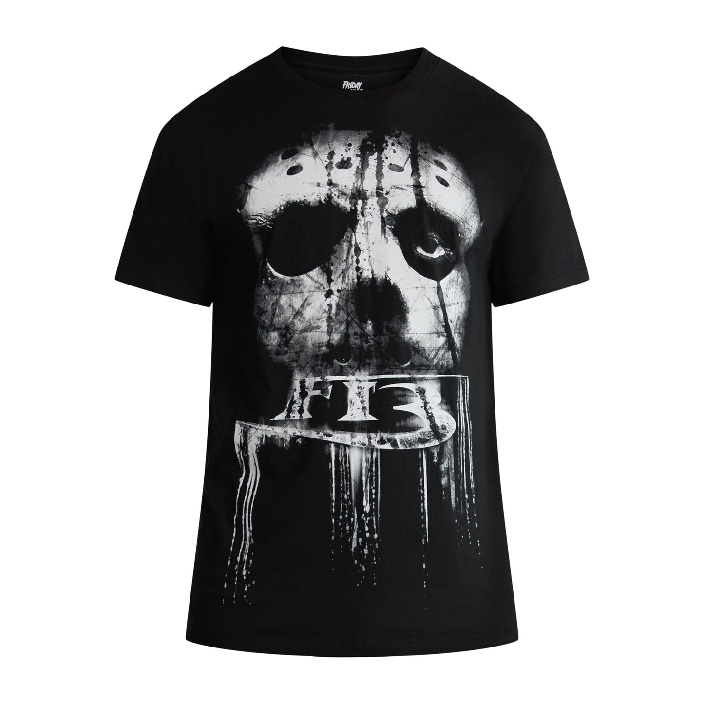 Friday the 13th Men's and Big Men's Graphic Tee with Short Sleeves, Size S