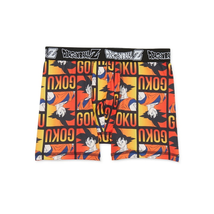 Dragon Ball Z Boys Allover Print Boxer Briefs, 4-Pack, Size S